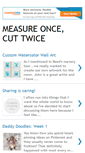 Mobile Screenshot of measureonce-cuttwice.com