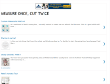 Tablet Screenshot of measureonce-cuttwice.com